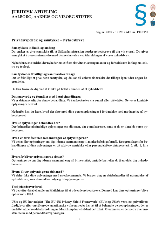 Privatlivspolitik, nyhedsbreve.pdf